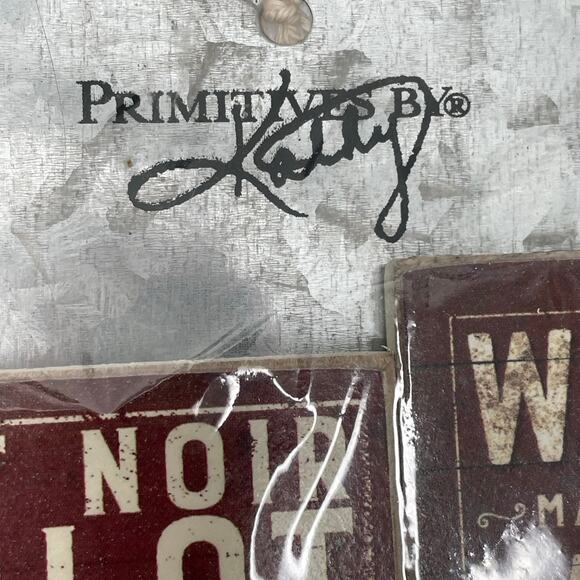 Primitives by Kathy Magnet Set Wine Lover Gift Refrigerator Decor New Unopened - Picture 6 of 9